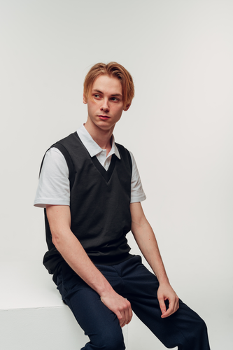 Жилет футер классика мальчик GF001