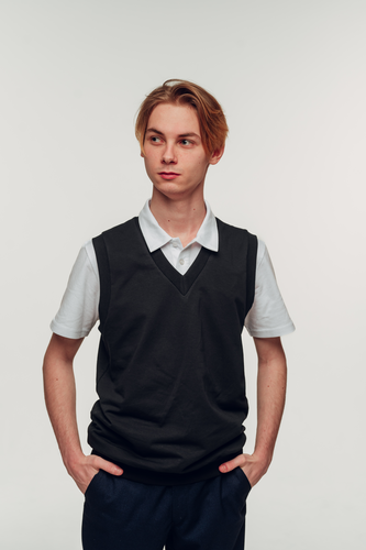 Жилет футер классика мальчик GF001