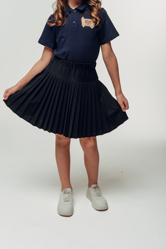 Поло синий короткий рукав PR001