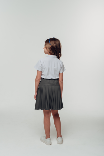 Юбка плиссе серый UP001