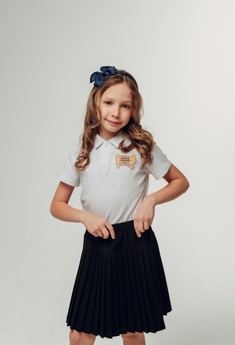 Юбка плиссе чёрный UP003