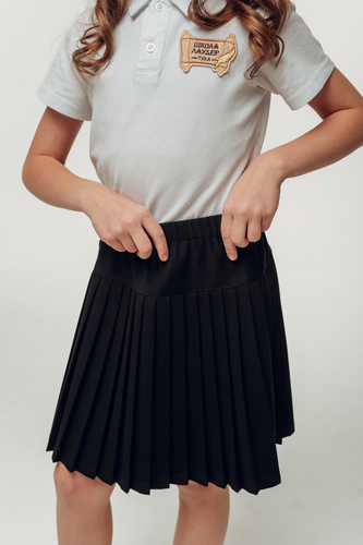 Юбка плиссе чёрный UP003