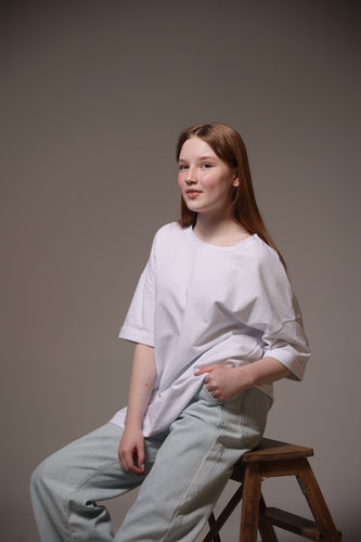 Футболка оверсайз F001