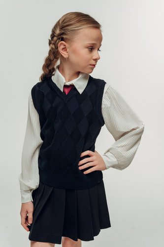 Сарафан синий SH007