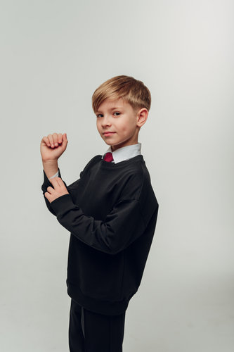 Свитшот синий мальчик SV002