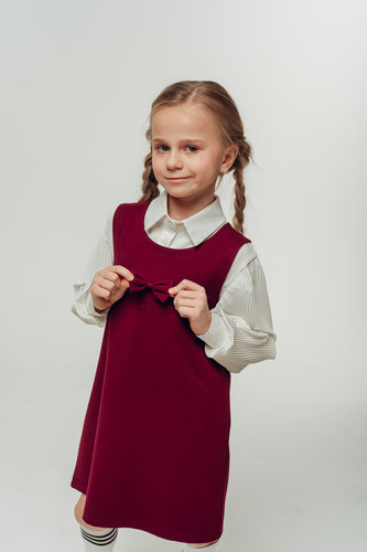 Сарафан бордовый SA001