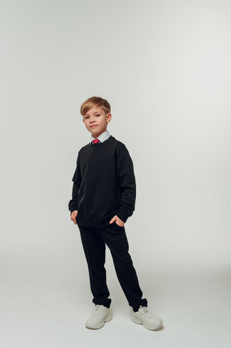 Свитшот синий мальчик SV002