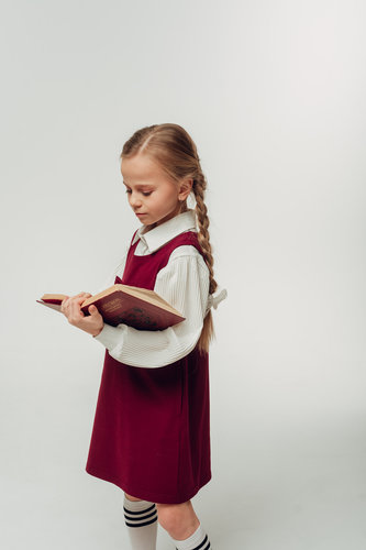 Сарафан бордовый SA001