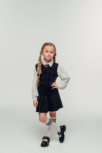 Сарафан синий SH007