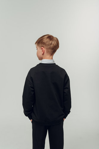 Свитшот синий мальчик SV002