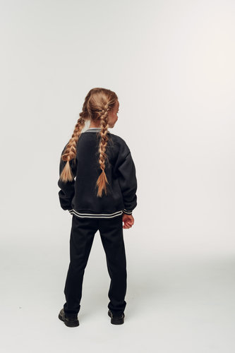 Бомбер тёплый кнопки