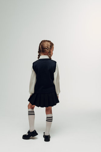 Сарафан синий SH007