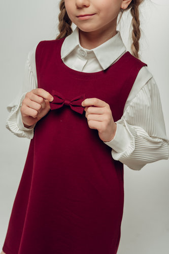 Сарафан бордовый SA001