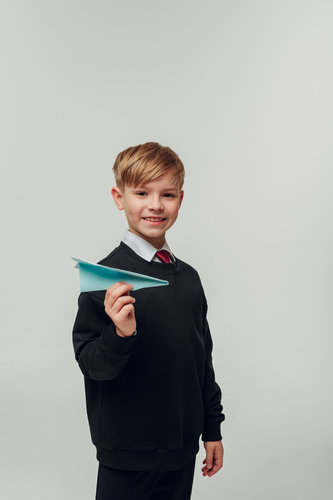 Свитшот синий мальчик SV002